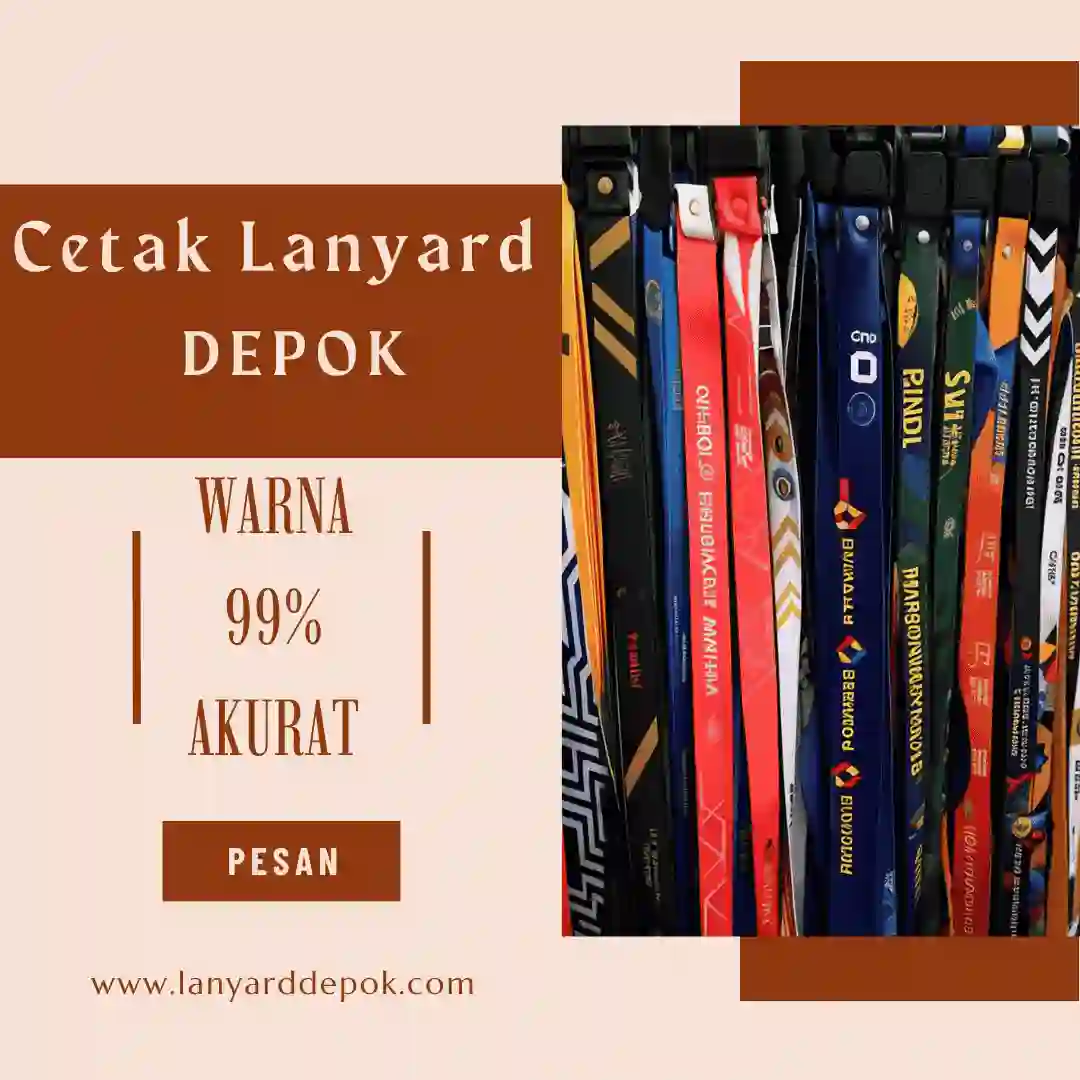 Cetak Lanyard Depok, Jasa Custom Murah, Berkualitas & Cepat Jadi di 2025
